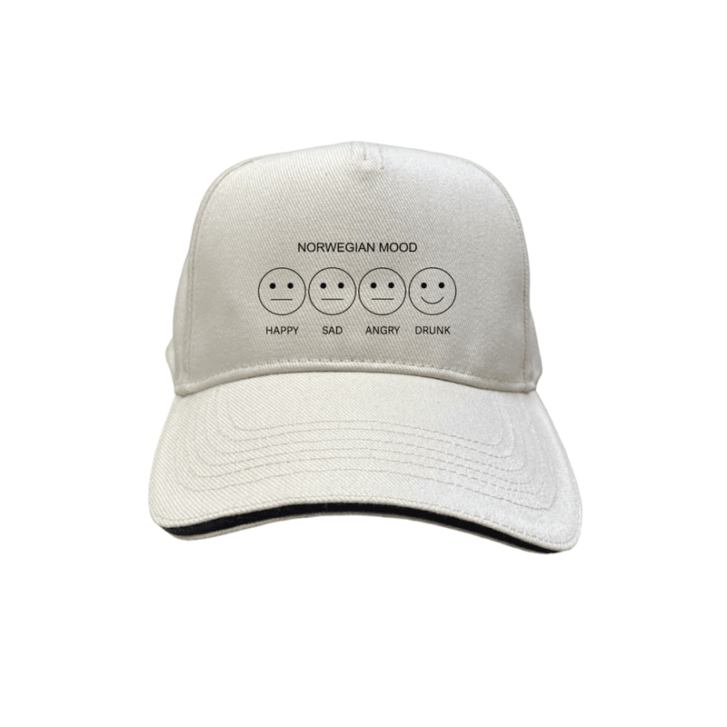 Norwegian Mood Offwhite/blå Caps