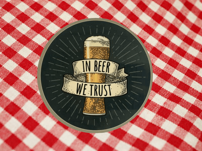 Hovedbilde In Beer We Trust Glassbrikke