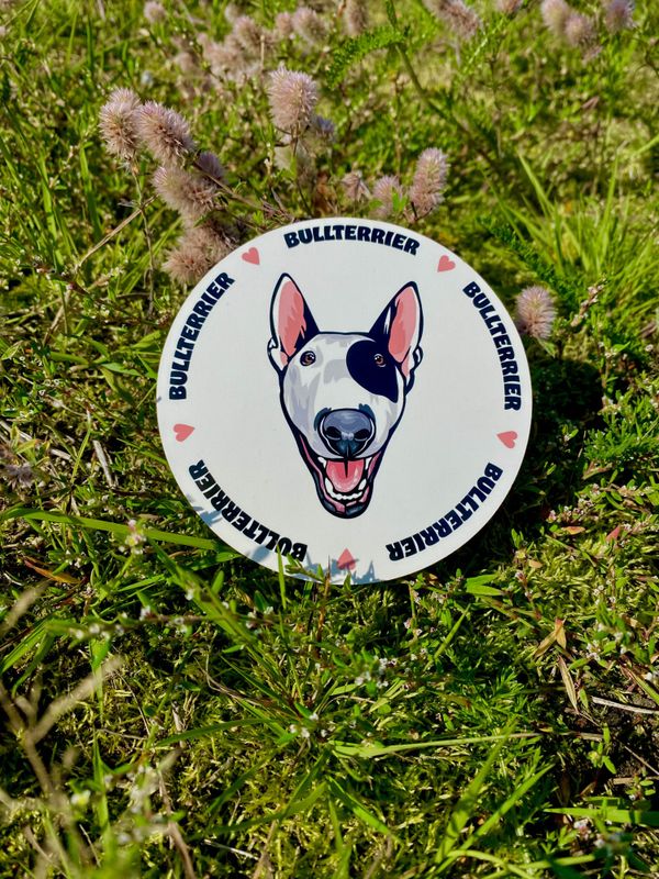 Bullterrier Glassbrikke