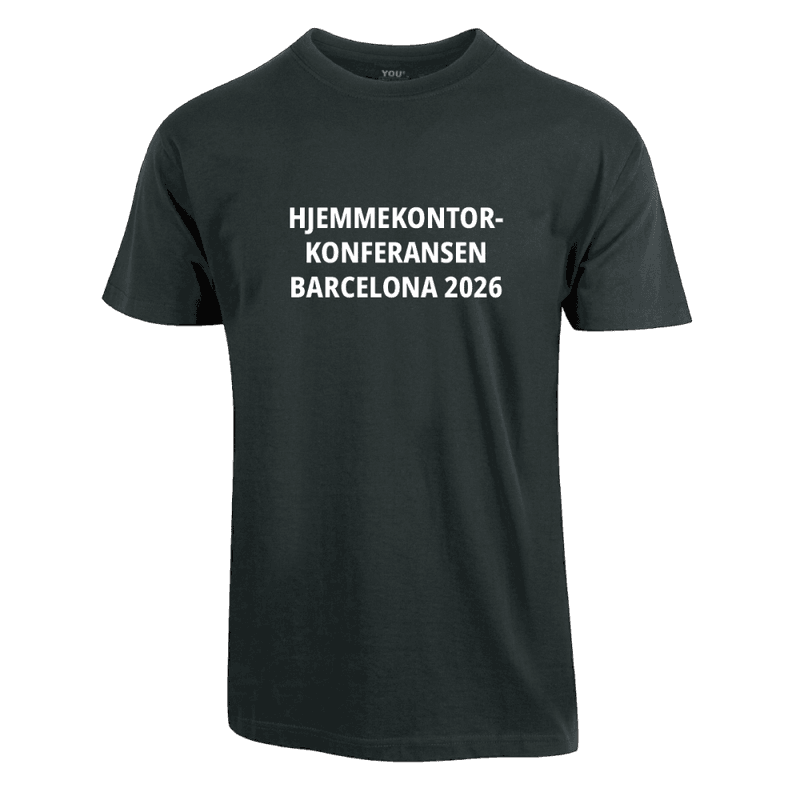 Hjemmekontorkonferansen T-skjorte