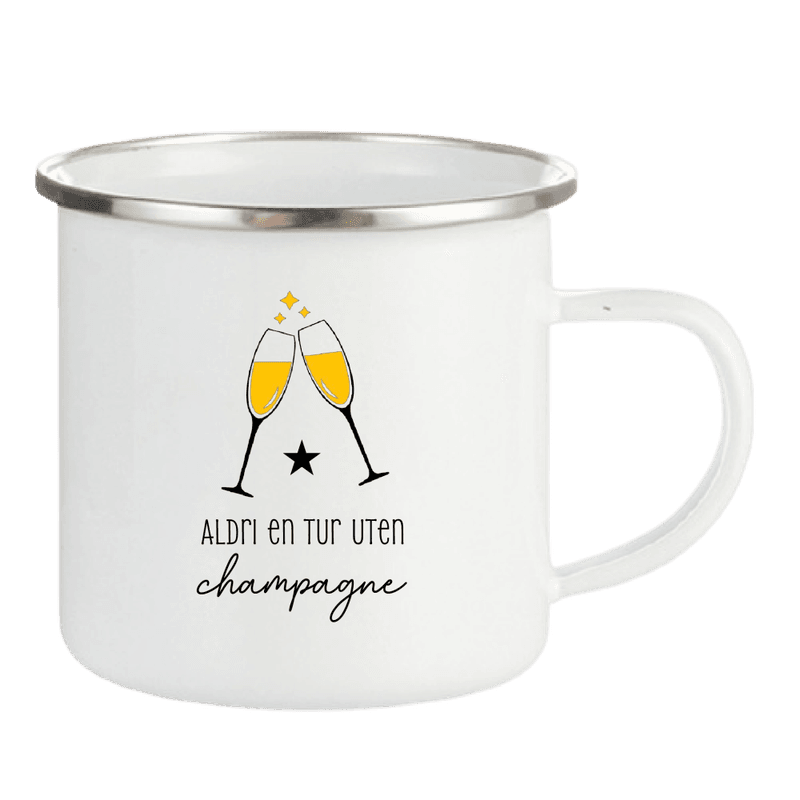 Aldri en tur uten Champagne Kopp