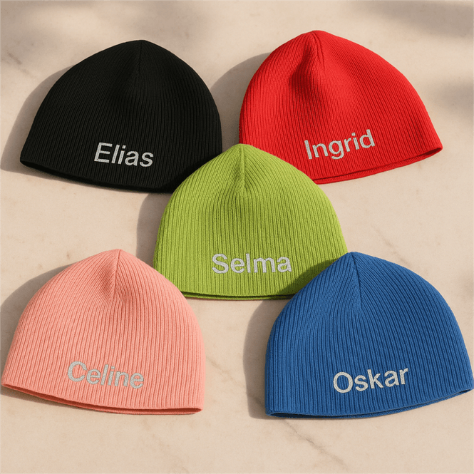 Hovedbilde Lue med Navn i Refleks