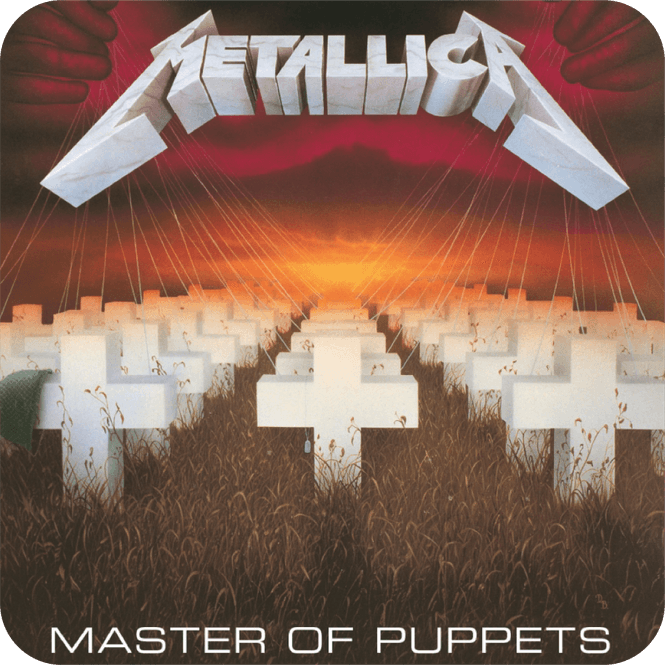 Hovedbilde Metallica Master of Puppets Glassbrikke
