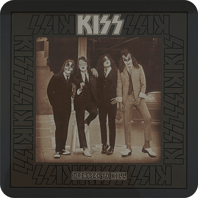 Hovedbilde KISS Dressed to Kill Glassbrikke