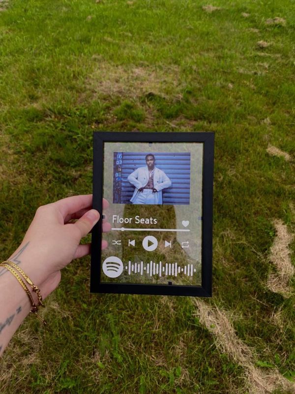 Spotifyplate med Ramme