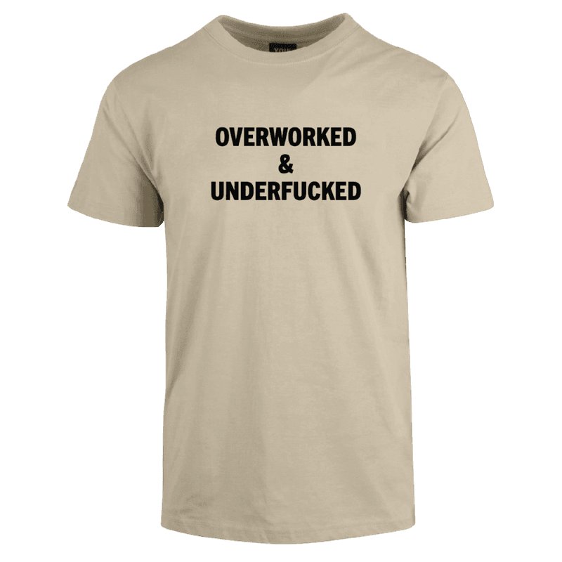 Overworked Cotton Tee