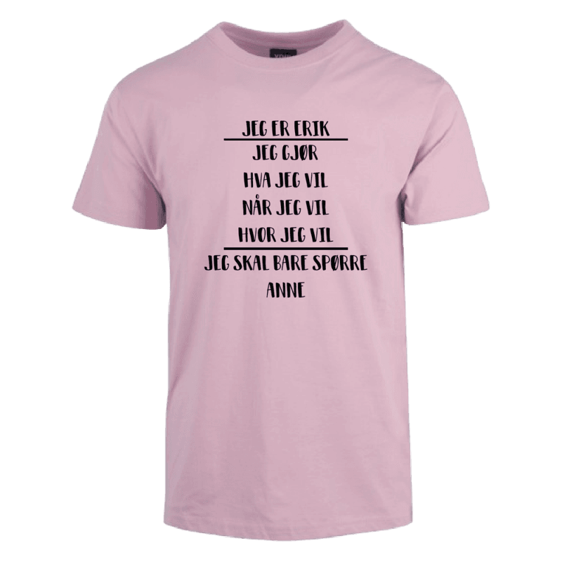 Skal spørre T-skjorte