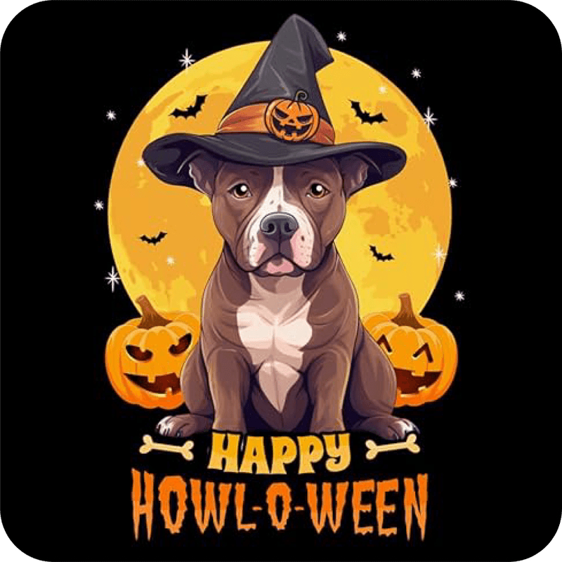 Happy Howloween Glassbrikke