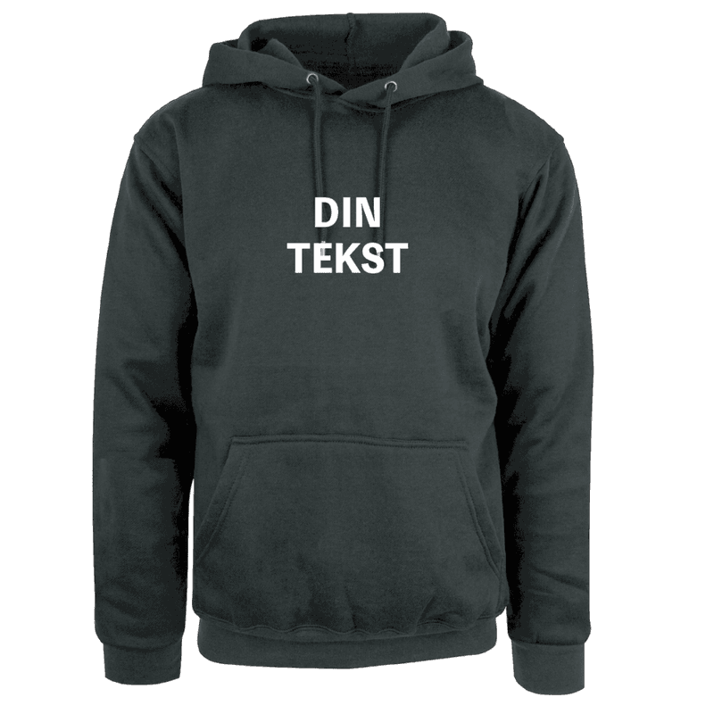 Hoodie med egen tekst