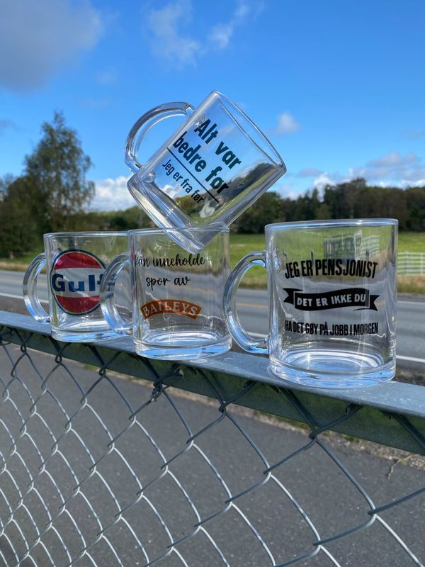 Humor Glass (flere varianter)