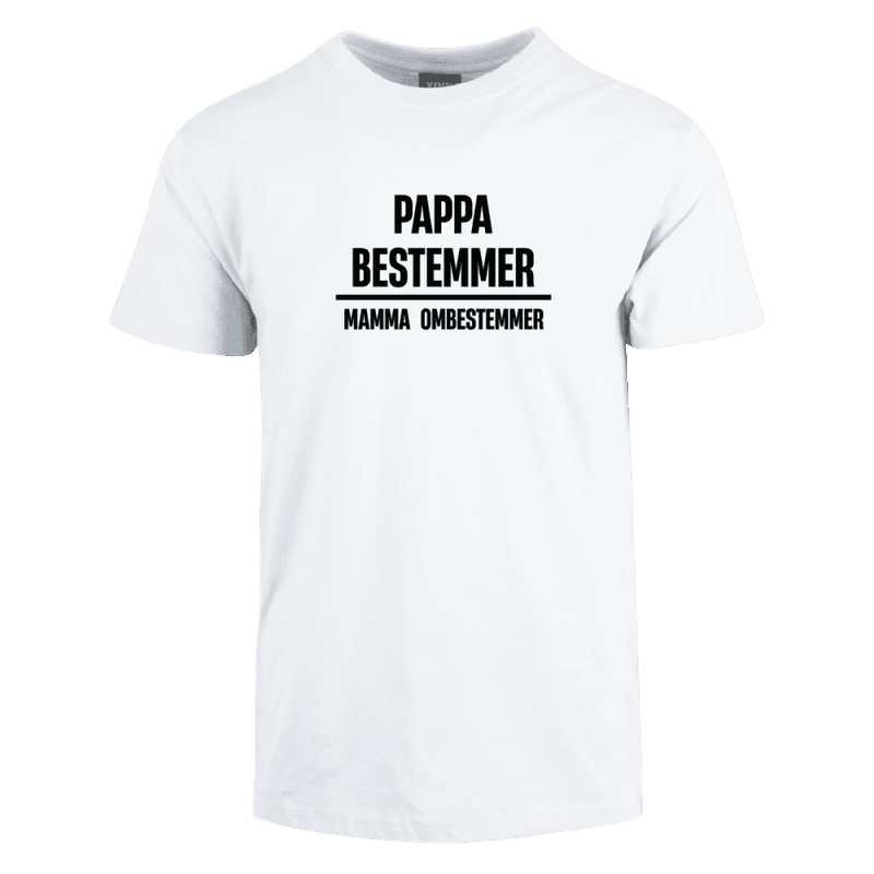 Pappa Bestemmer T-skjorte